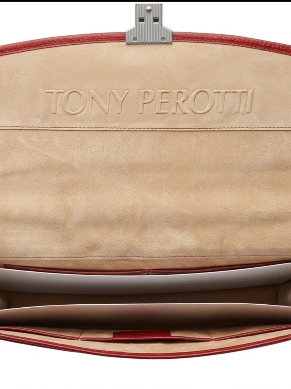 NEW Tony Perotti Italian Full Grain Bull Leather Briefcase Satchel - NWT